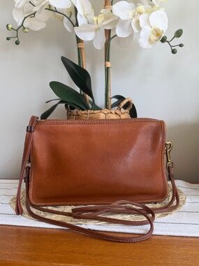 Coach Vintage 70s Bonnie Cashin Leather Convertible Clutch Shoulder Bag